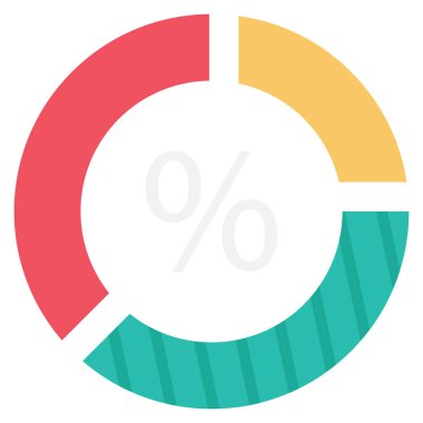 Money Flat icons for chart  & analytics 