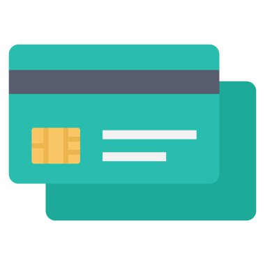 Management Flat icon   for card  & debit card 