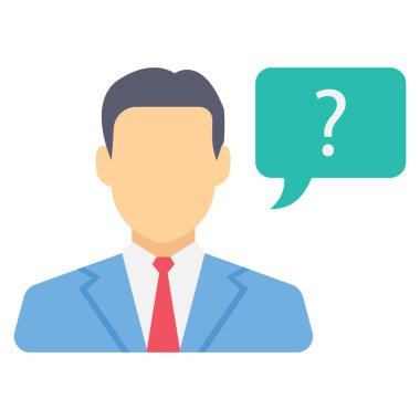 Çalışanların & adayları için İş Görüşmesi Düz simgeleri 