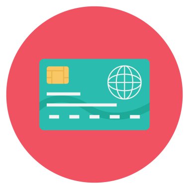 Money Flat icons for debit  & card 