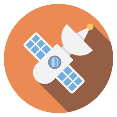 Planets Flat icons for connection &  communication