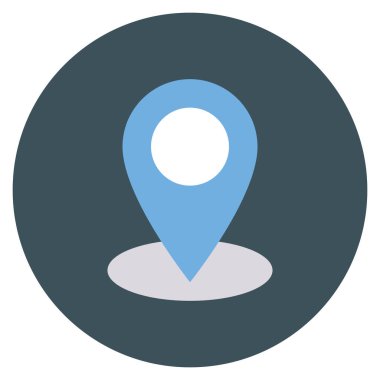 Startup Flat icons for map & location 