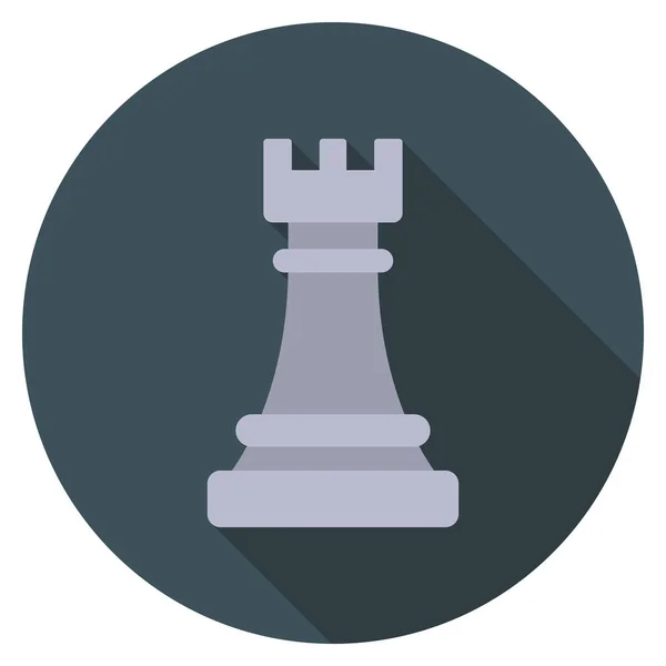 Startup Flat Icon Solution Chess — 스톡 벡터