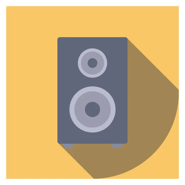 Icono Plano Cine Ilustración Vectorial Altavoz — Vector de stock