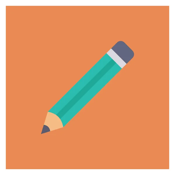 Startup Flat Icon Pencil Marker — 스톡 벡터