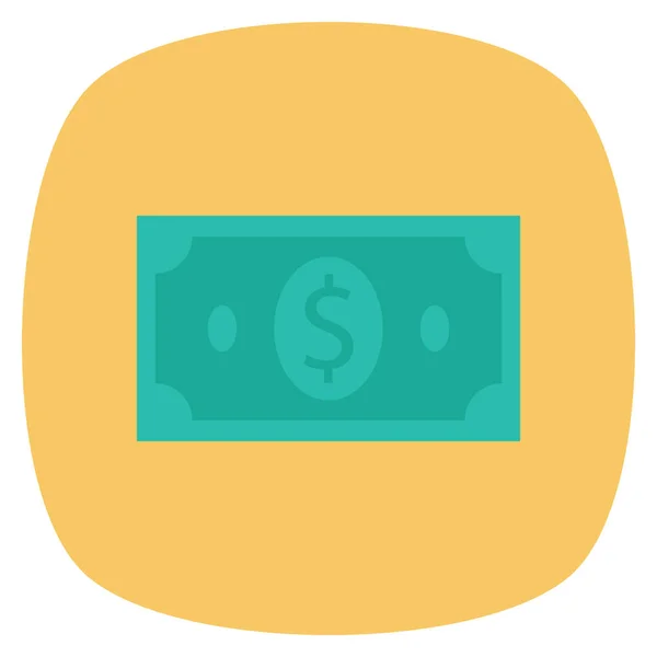 Money Flat Icons Currency Cash — ストックベクタ