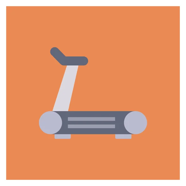 Vida Sana Icono Plano Para Correr Entrenar — Vector de stock