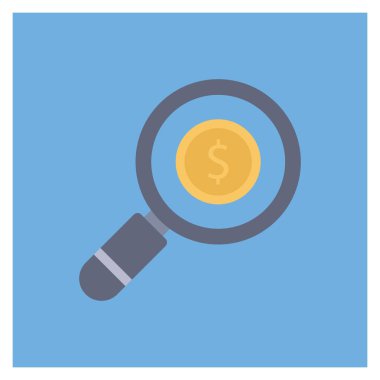 Money Flat icons for coin  & dollar 