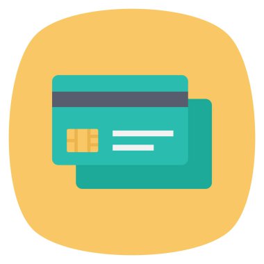 Management Flat icon   for card  & debit card 