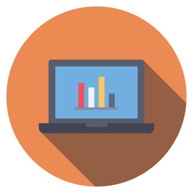 Grafik & raporu için Yönetim Düz simgesi 