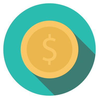Startup Flat icons for coin  & currency 