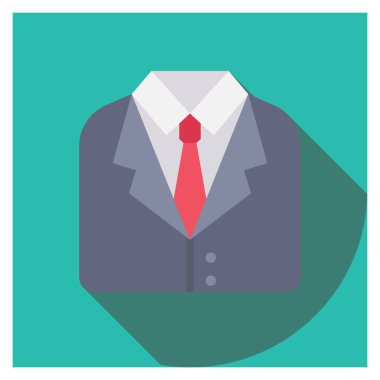 Kravat & elbise için İş Görüşmesi Düz simgesi 