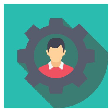 Management Flat icon  for configure & preference