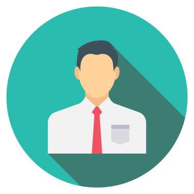 Yönetici & profesyonel için İş Görüşmesi Düz simgesi 