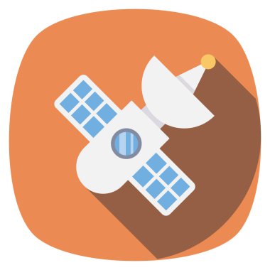 Planets Flat icons for connection &  communication