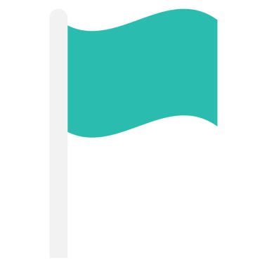 Management Flat icon   for goal  & achieve