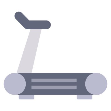 Koşu bandını çalıştırmak ve çalıştırmak için sağlıklı yaşam düz simgeleri