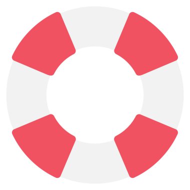Startup Flat icons for life guard  & safety 