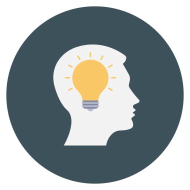 Startup Flat icons for think & strategy 