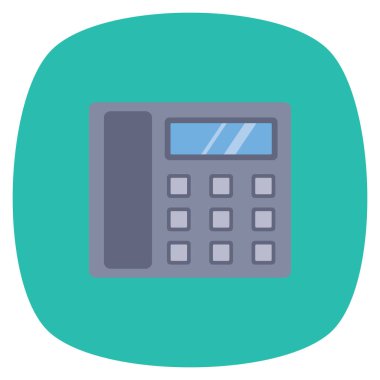 Telefon simgesi vektör illüstrasyonu