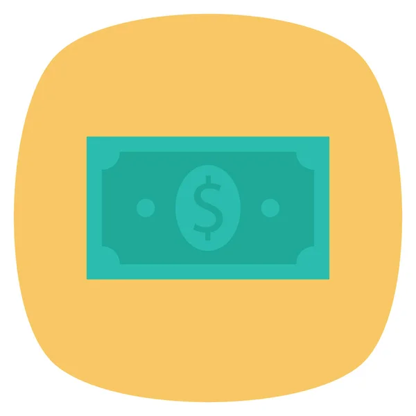 Startup Flat Icon Money Cash — 스톡 벡터