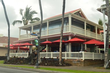 Bu muhteşem restoran Kailua Kona gezinti bul. 15 Haziran 2017. Kailua Kona. Büyük ada Hawaii Eeuu. ABD.