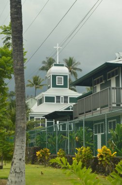 Kona kilisede. 15 Haziran 2017. Kailua Kona. Büyük ada. Hawaii. Amerika Birleşik Devletleri. Eeuu.