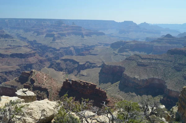 Grand Canyon Colorado Hermist Rest Route Des Formations Géologiques Juin — Photo