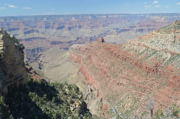 Gran Cañón Del Río Colorado South Kaibab Trailhead Formaciones Geológicas — Foto de Stock