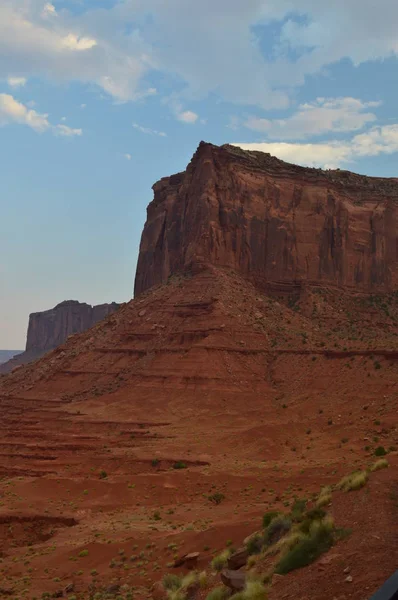 Monument Valley Vid Solnedgången Paradiset Geologi Juni 2017 Utah Eeuu — Stockfoto