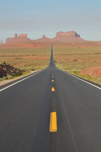 Forrest Point Mille Highway Going Monument Valley Paradise Geology June — Stock Photo, Image