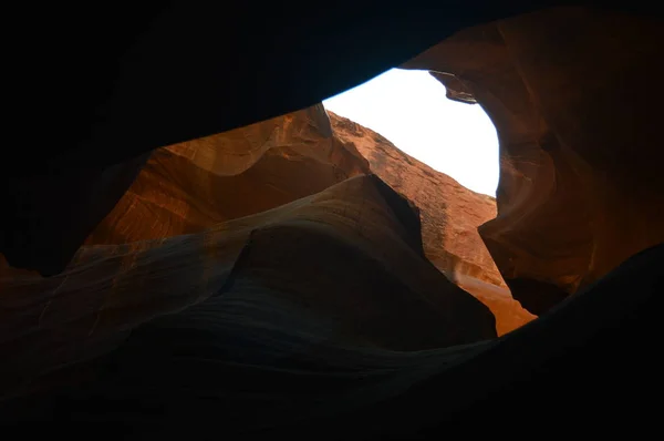 Incríveis Formações Geológicas Antelope Canyon Terra Navajos Geologia Férias Viajar — Fotografia de Stock