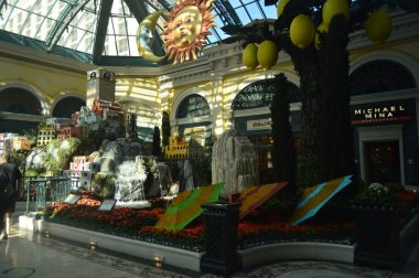 Bellagio Hotel içinde Las Vegas Strip üzerinde. Seyahat tatil Haziran 26, 2017. Las Vegas Strip, Las Vegas Nevada ABD, eeuu.