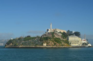 Alcatraz Adası deniz manzaralarını. Tatil mimari seyahat etmek 30 Haziran 2017. San Francisco. California Usa Eeuu
