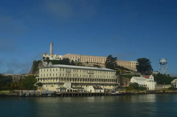 Alcatraz Adası Deniz Manzaralarını Tatil Mimari Seyahat Etmek Haziran 2017 — Stok fotoğraf