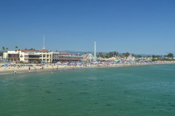 Fantasztikus Vidámpark Santa Cruz Beach Július 2017 Utazás Nyaralás Szabadidős — Stock Fotó