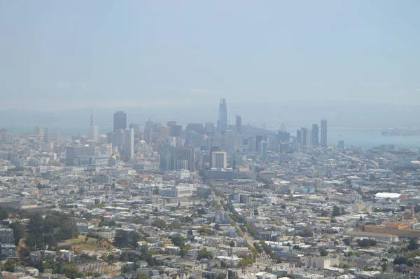 San Francisco Manzarası Müthiş Manzarasını Tatil Mimari Seyahat Etmek Haziran — Stok fotoğraf