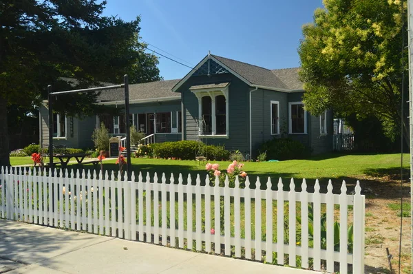 Los Alamos vahşi batı tarzında harika evlerde. Tatil mimari 03 Temmuz 2017 seyahat. Los Alamos. California. Eeuu. ABD.