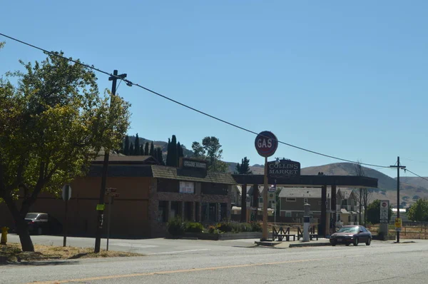 Posto Gasolina Collins Market Wild West Style Los Alamos Travel — Fotografia de Stock