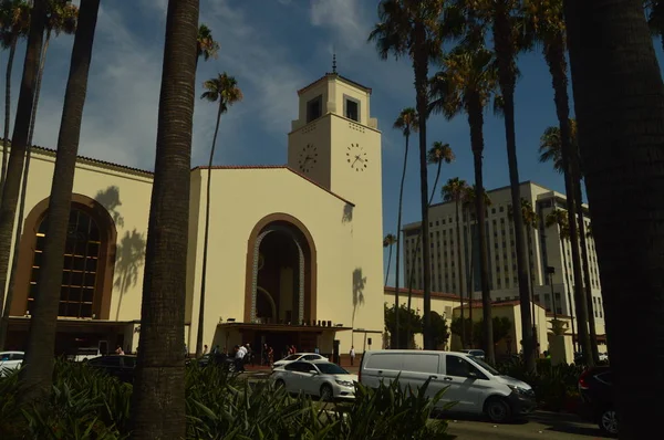 Union Station Building Centro Los Angeles Julho 2017 Baixa Los — Fotografia de Stock