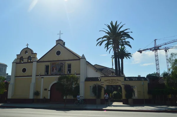 Pueblo Reyna Los Angeles Baba Junipero Serra Downtown Los Angeles — Stok fotoğraf