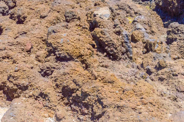 Versteinerte Lava Aus Vulkangestein Neben Dem Atlantik Der Hölle Von — Stockfoto