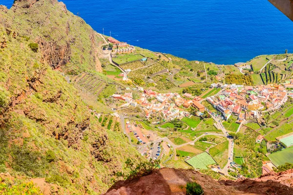 Utsikt Från Klippan Mirador Abrante Gomera April 2019 Gomera Santa — Stockfoto