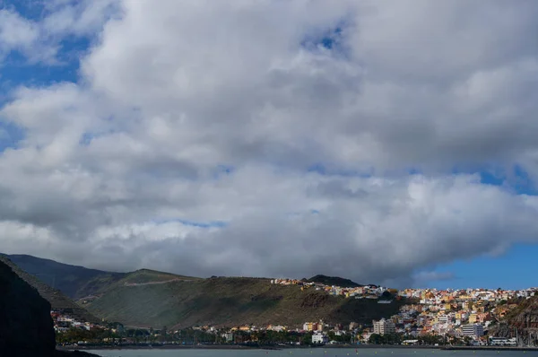 Magnifika Vyer Från Det Fria Havet Gomera April 2019 Gomera — Stockfoto