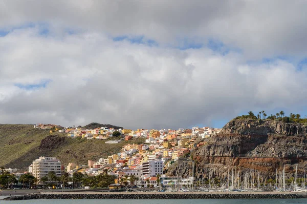 Gomera Nın Başkenti San Sebastian Gomera Nın Açık Deniz Manzarası — Stok fotoğraf