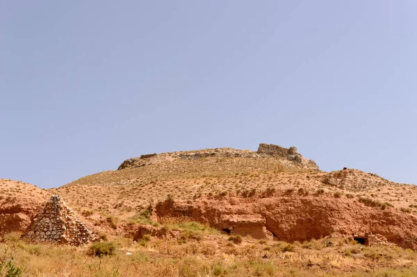Ruinen Der Muslimischen Burg Hita Juli 2019 Hita Guadalajara Castilla — Stockfoto