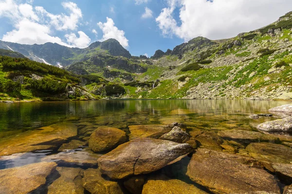Krásné Horské Scenérie Rumunské Alpách Jaře — Stock fotografie