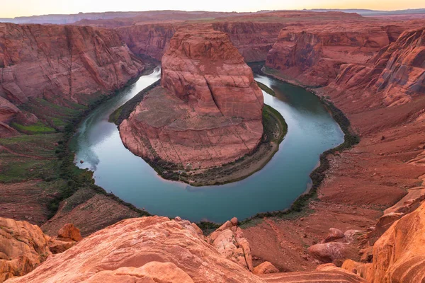 At nalı Bend sahne gün batımında, Güz