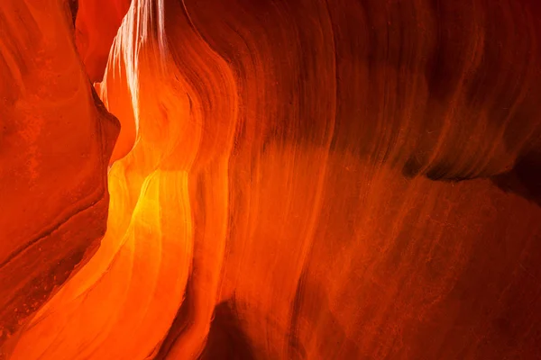 Röd sandsten formationer i Antelope Canyon, Arizona — Stockfoto