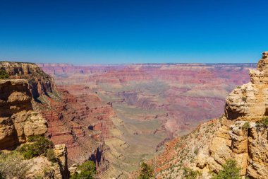 Büyük Kanyon, Arizona, sahne, parlak bir sonbahar gününde